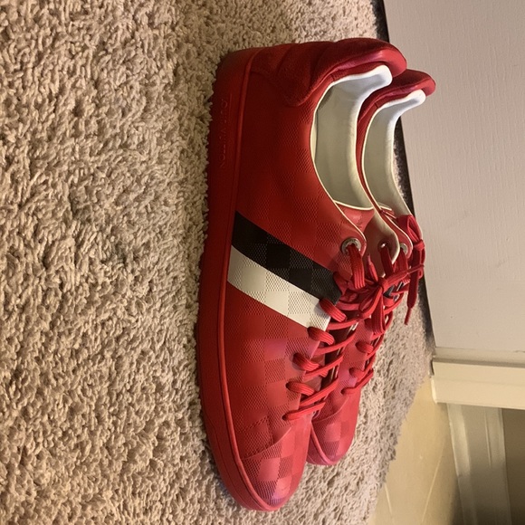 Louis Vuitton mens front row sneakers worn twice. - Picture 2 of 4